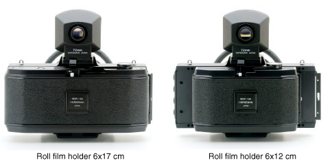 Roll film holder 6x17 cm6x12 cm